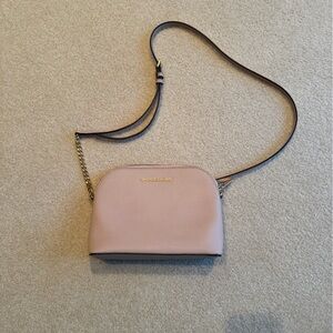 Michael Kors Blush Crossbody Bag with Chain Strap